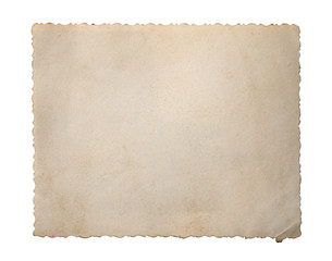 old paper texture on white