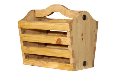  image of a wooden furniture for magazines