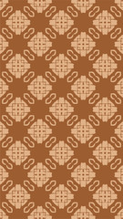Fototapeta premium Ornate geometric pattern and abstract colored background