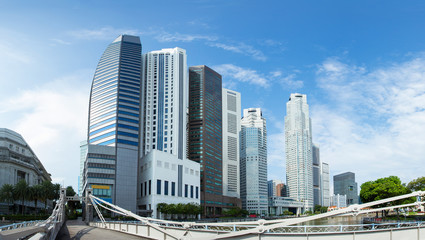 Fototapeta na wymiar Modern office buildings Skyscraper Business Office Corporate building.