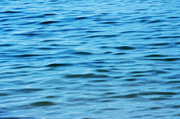 Blue sea water background