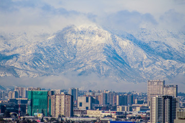 Cordillera Santiago de Chile, invierno