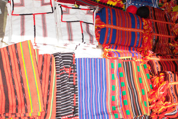 February 27, 2019 - Banaue Ifugao, Philippines : Traditional clothing of the Igorot, Ifugao tribe - obrazy, fototapety, plakaty