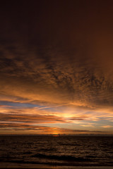 Fototapeta premium Sunset over the ocean