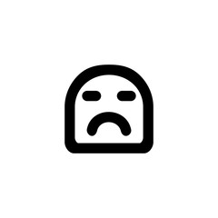 Emoji icon. Social media character sign