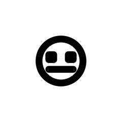 Emoji icon. Social media character sign