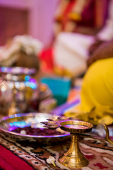 Ingredients for rituals, traditional Hindu wedding , South India