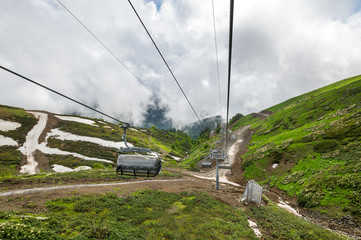 View of Caucasian mountains