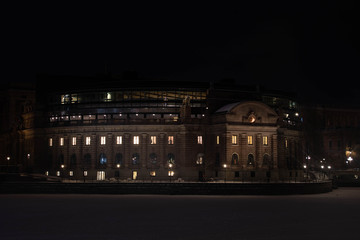 Fototapeta na wymiar The Swedish parlament 