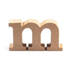 Wood Letter M