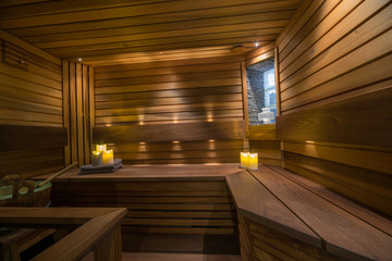 Modern Sauna Interior