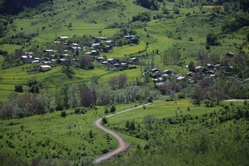 landscape village nature artvin savsat