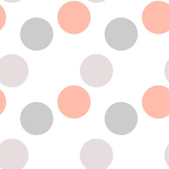 Abstract background with circles. Seamless pattern