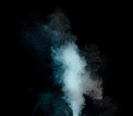 Obraz na płótnie Canvas Smoke on black backgroun