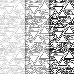 seamless geometric triangle abstract pattern
