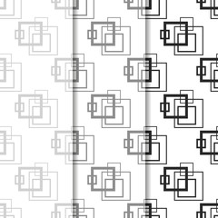 Geometric seamless pattern. Square