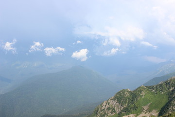 Mountains Sochi. Rosa Khutor.