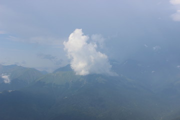 Mountains Sochi. Rosa Khutor.