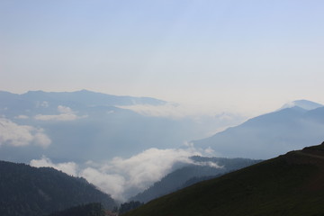 Mountains Sochi. Rosa Khutor.