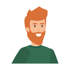 young and casual man character