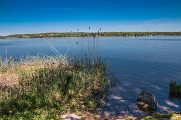 beautiful sommer day in Sweden near by a lake