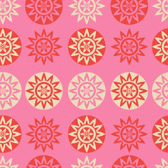 Ethnic seamless pattern. Tribal background. Vector illustration.