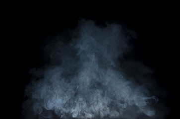 Smoke on black backgroun - Powered by Adobe