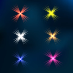 Colorful realistic special effects.