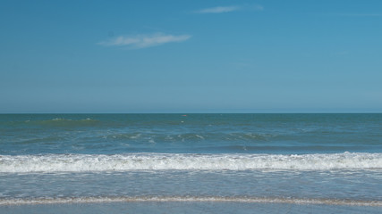 atlantic sea as seen from carilo, in argentina
