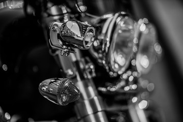 Obraz na płótnie Canvas Motorbike headights
