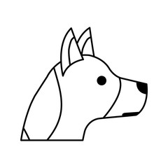 cute little dog mascot