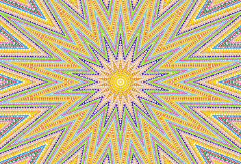 Abstract colorful triangles pattern