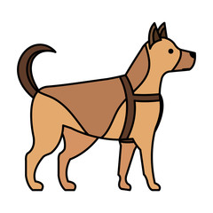 cute little dog mascot