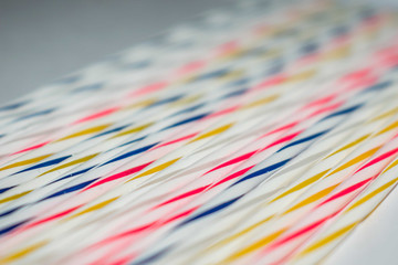 Abstract of multicolored stripes