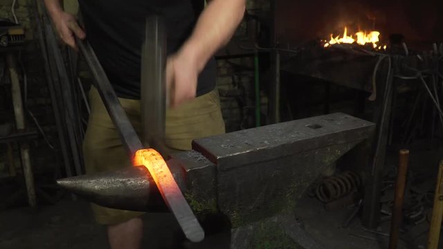 Blacksmith Metal Forging in 4k