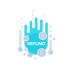 refund offer vector banner