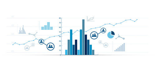 grafico economia, istogrammi, statistiche	