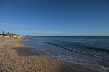 Beach And Sea Seascape Horizon Sky Blue Water River Coast