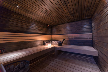Interior of modern Sauna