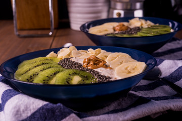 Gachas de Avena y Fruta