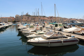 Obraz premium Old port of Marseille, France