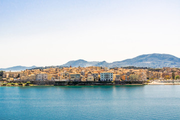 Fototapeta na wymiar panorama of Corfu island