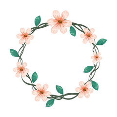 cute flowers wreath crown