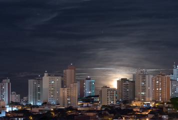 Presidente Prudente skyline at night