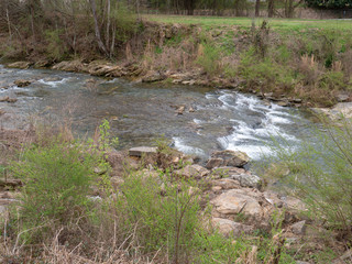 stream flowing over rocks