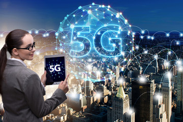 5g concept of internet connection technology