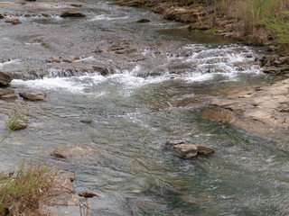 creek flowing over rocks