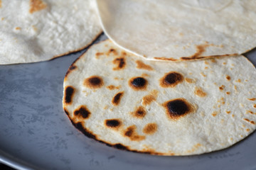 Mexican flour tortillas