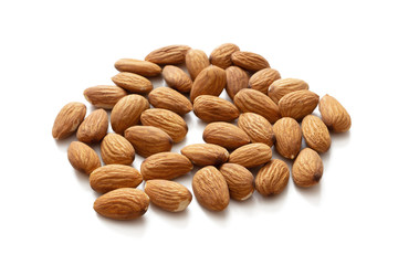 Almonds nuts on the table