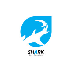 vector shark icons
